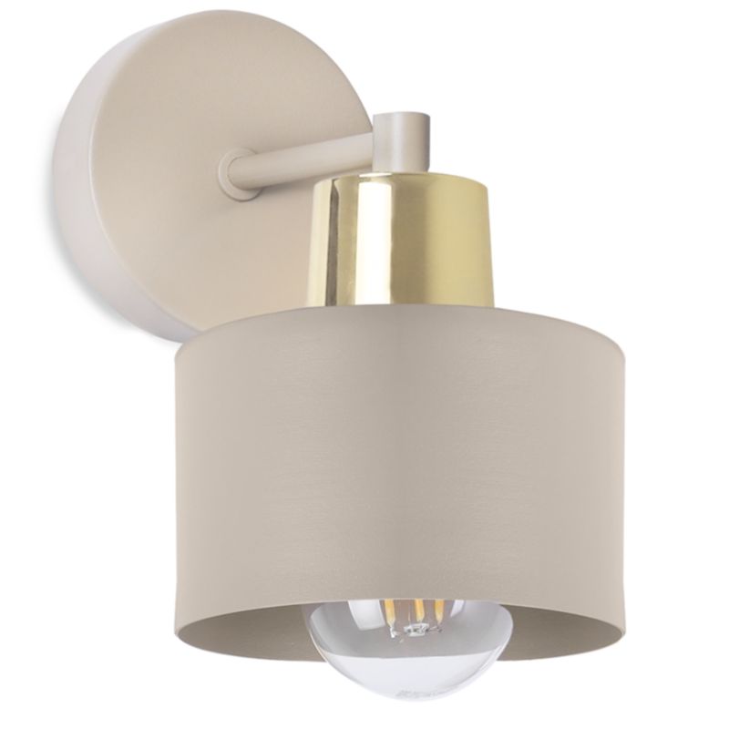 Lampa ścienna kinkiet Light Home LH Panta1x E27 60W kaszmirowy/złoty 1szt.