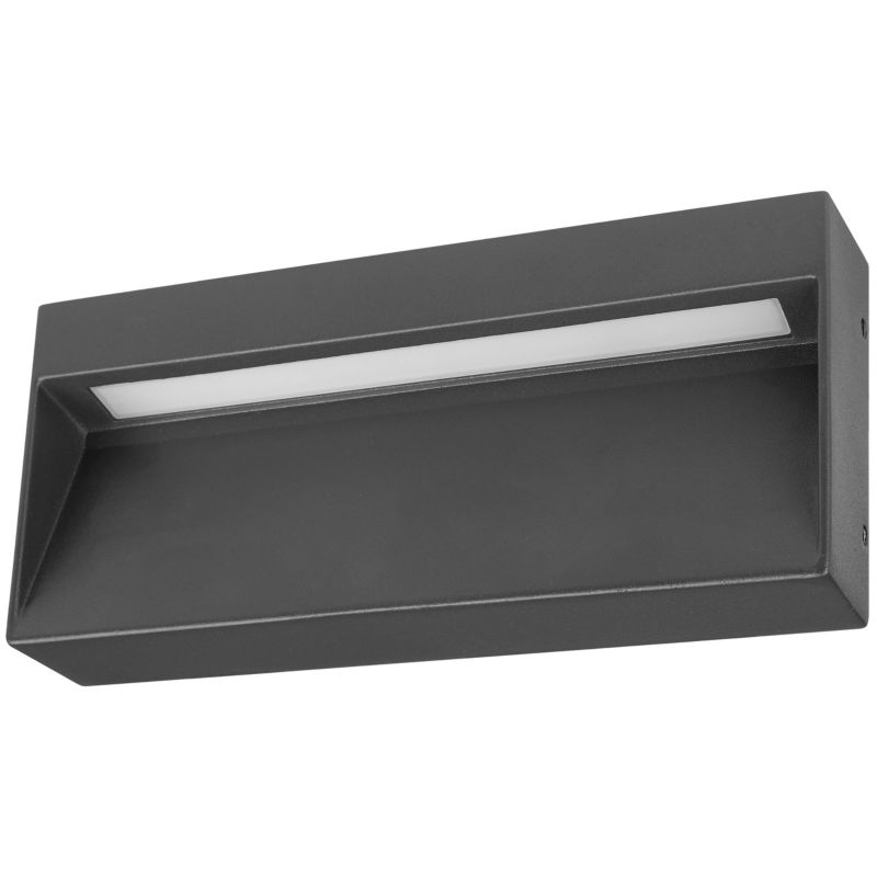 Kinkiet zewnętrzny LED MasterLED Santiago 6W 4000K IP54 lampa ścienna ogrodowa antracyt 1 szt.