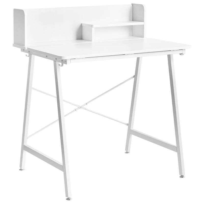Biurko kreślarskie z regulowanym blatem Aland Biały 80 cm 62 cm 1 szt.