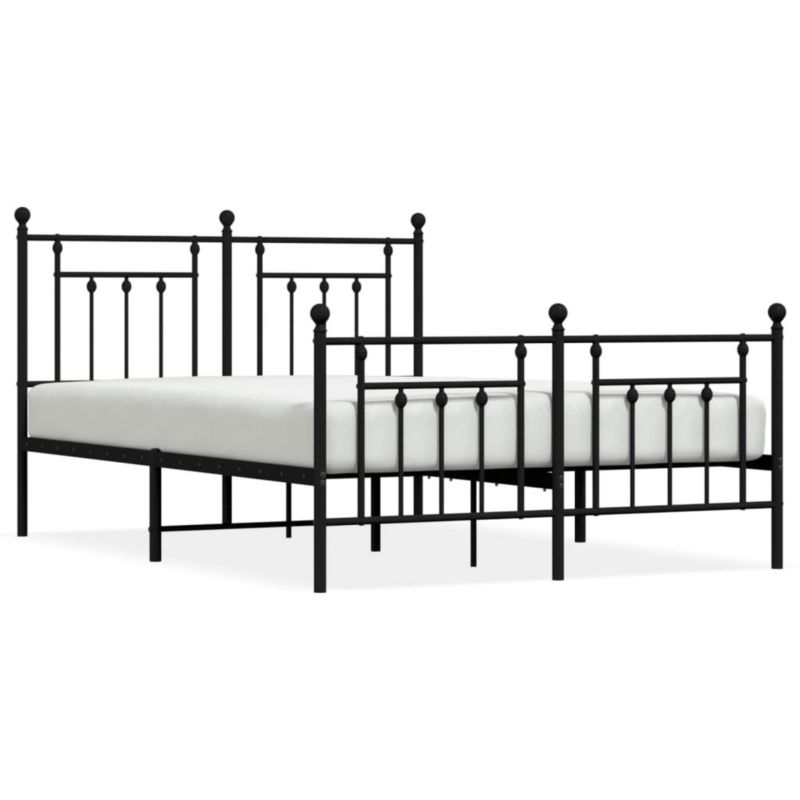 Łóżko metalowe WaszeMeble 150x200 cm czarna WM-353557 1 szt.