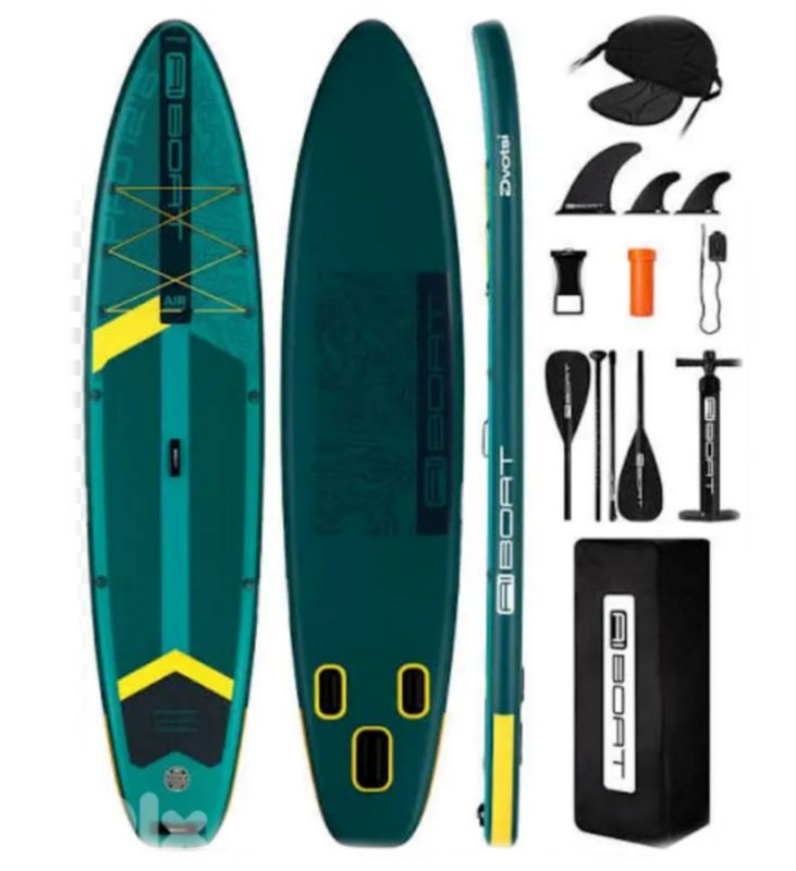 Sup COIL deska pompowana do pływania paddle stand up zestaw 335cm ciemnozielona 1szt.