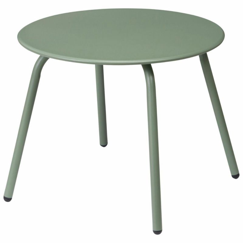 Stolik pomocniczy HowHomely zielony metalowy 50xh40 cm 1 szt.