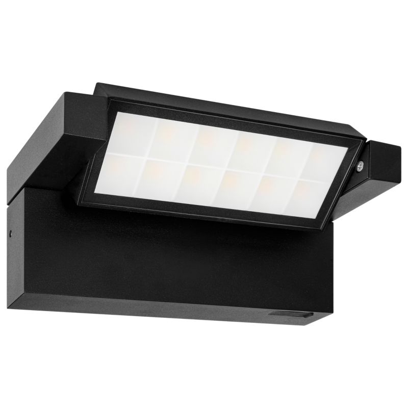 Kinkiet zewnętrzny LED MasterLED Coreo 20W 3000-6500K 3CCT lampa elewacyjna ścienna czarna 1 szt.
