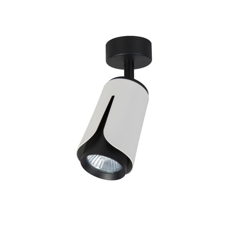 Kinkiet lampa sufitowa LED XUDO 1-punktowy GU10 Regulowany Biało-Czarny 1 szt.