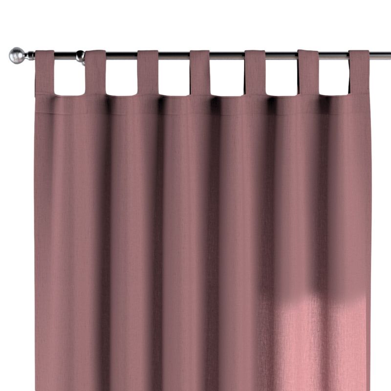 Zasłona na szelkach 1 szt. 130 x 245 cm Dekoria zgaszony róż 1 szt.