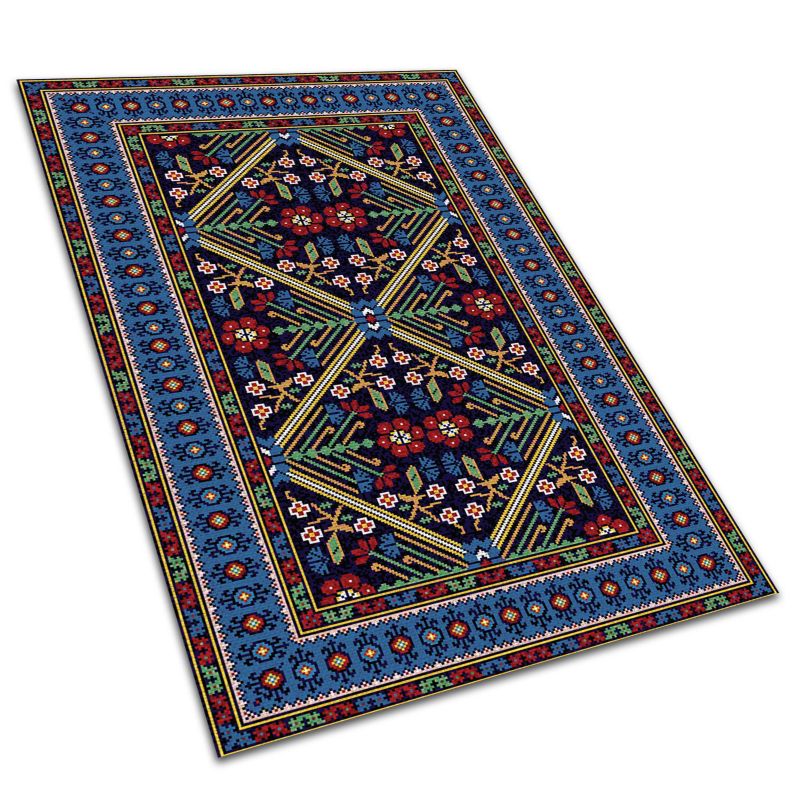 Dywan Zewnętrzny Na Patio Tulup 60x90 cm Do Ogrodu, Na Taras Geometryczne kwiaty retro 1 szt.