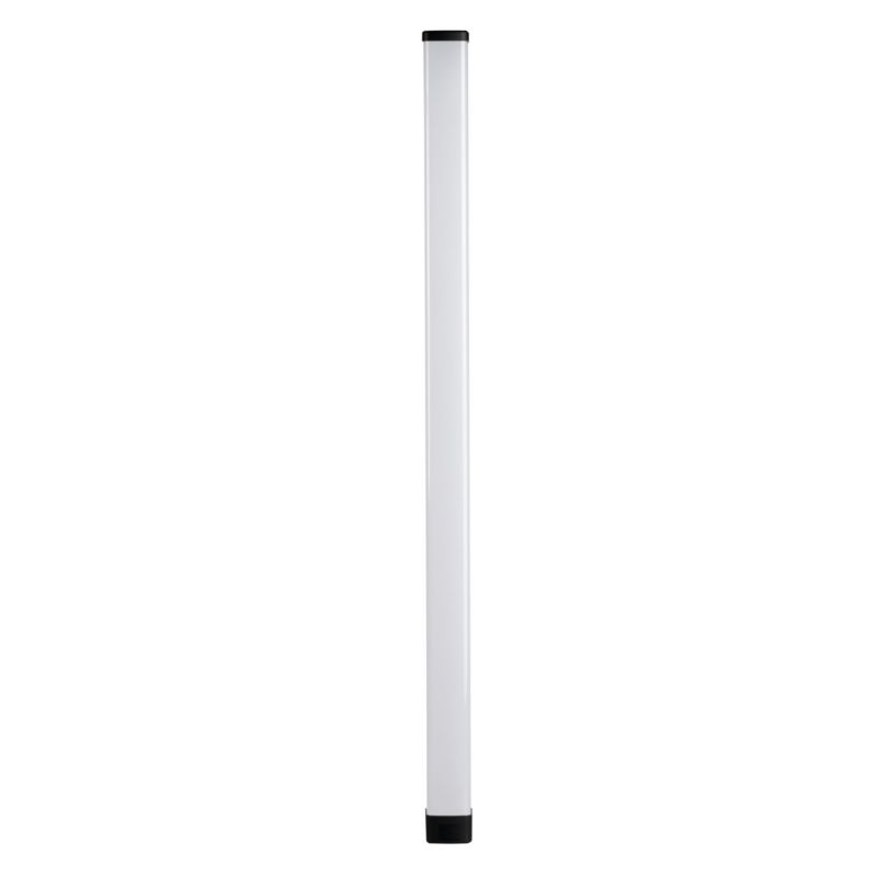 Kinkiet ścienny Kanlux Akvo czarno-biały do łazienki z włącznikiem LED 23W 4000K 2750lm IP44 wym: 100 x 5,7 x 7 cm - 1 szt.