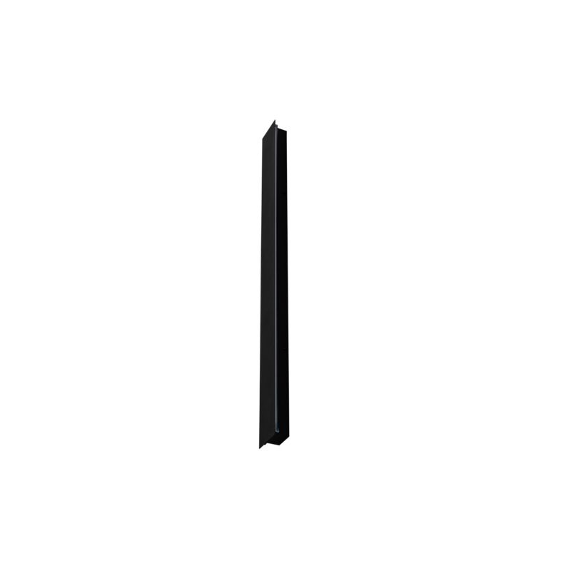 Kinkiet zewnętrzny wąski pas 90cm Italux Mutti 4K czarny piaskowany LED 24W biały neutralny 4000K 916lm IP54 wym:90x8x4cm - 1 szt.