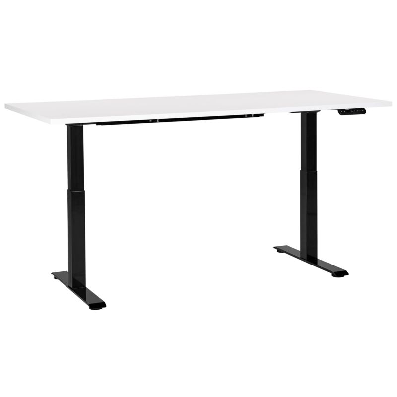 Biurko regulowane elektrycznie Destines Biały/ czarny 180 cm 80 cm 1 szt.