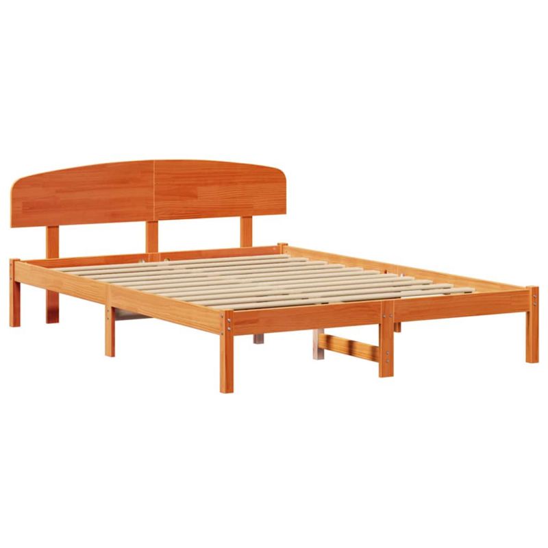 Rama łóżka WaszeMeble 160x200 cm Woskowy brąz sosna WM-872058 1 szt.