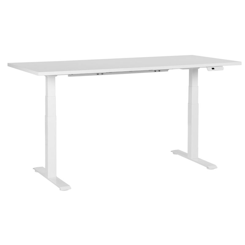 Biurko regulowane elektrycznie Destines Biały 180 cm 80 cm 1 szt.