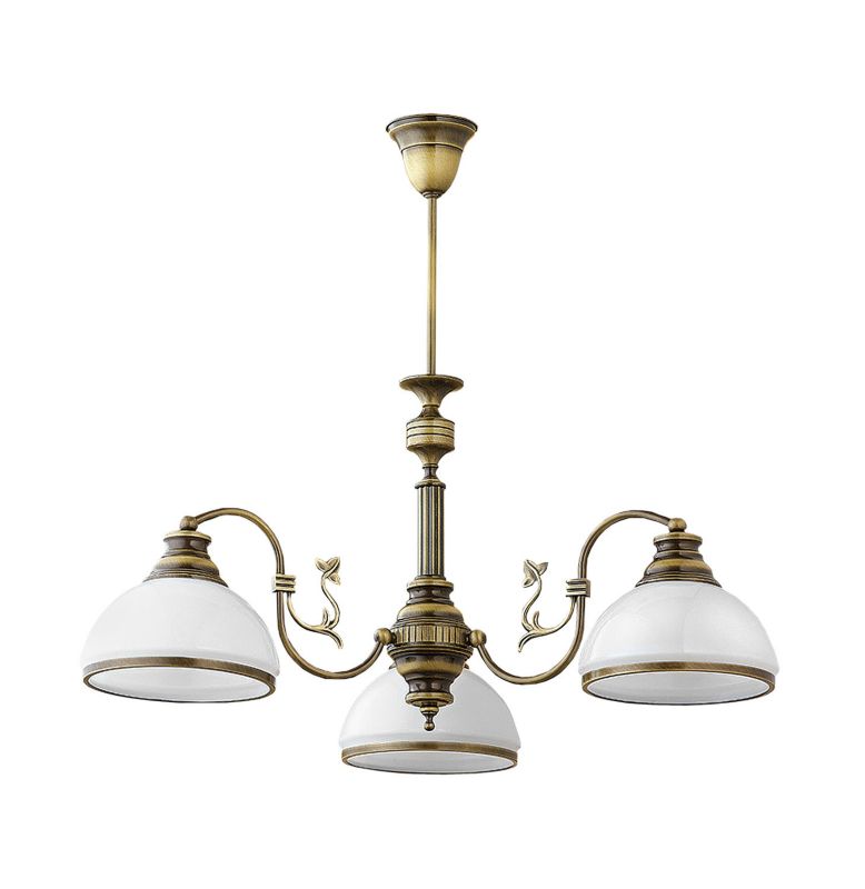 Lampa sufitowa Jupiter ZEUS mosiądz 3xE27x40W IP20 - 1 szt