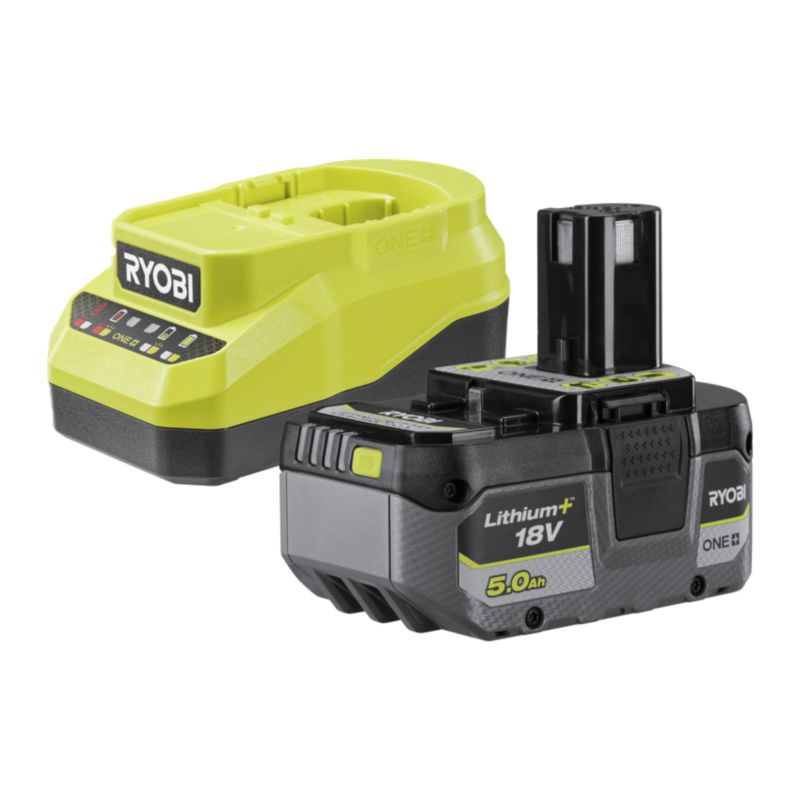 Akumulator Li-io 5 Ah + szybka ładowarka 2A Ryobi RC18120A-150X One+ 18V