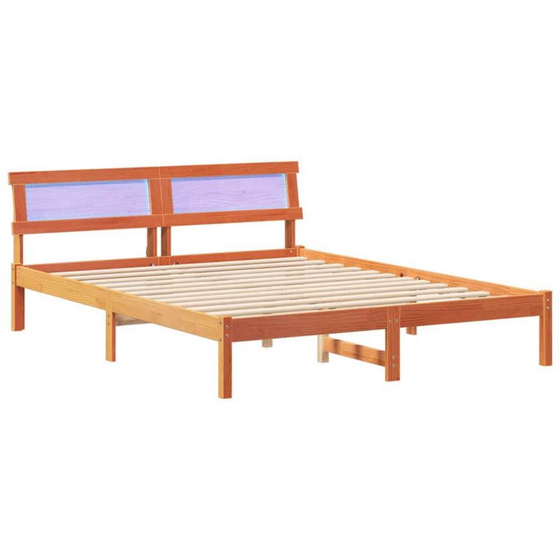 Rama łóżka WaszeMeble 160x200 cm Woskowy brąz sosna WM-872814 1 szt.