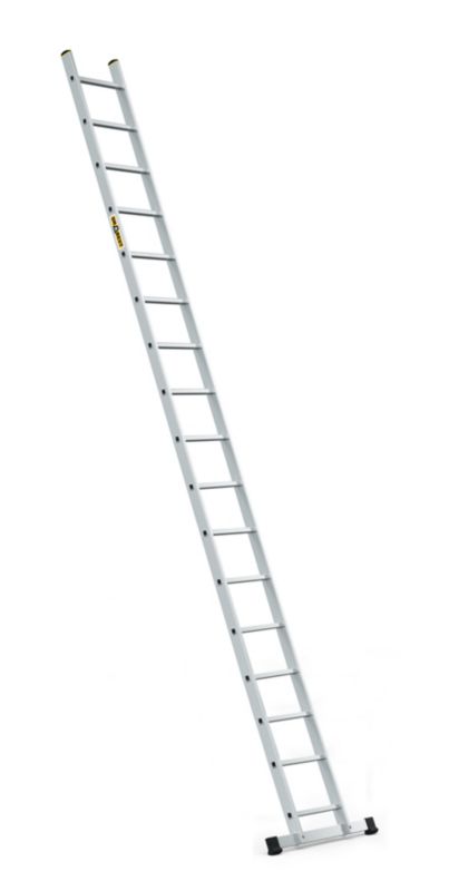 Drabina aluminiowa przystawna 1x17 stopni DRABEST profesjonalna 1szt.