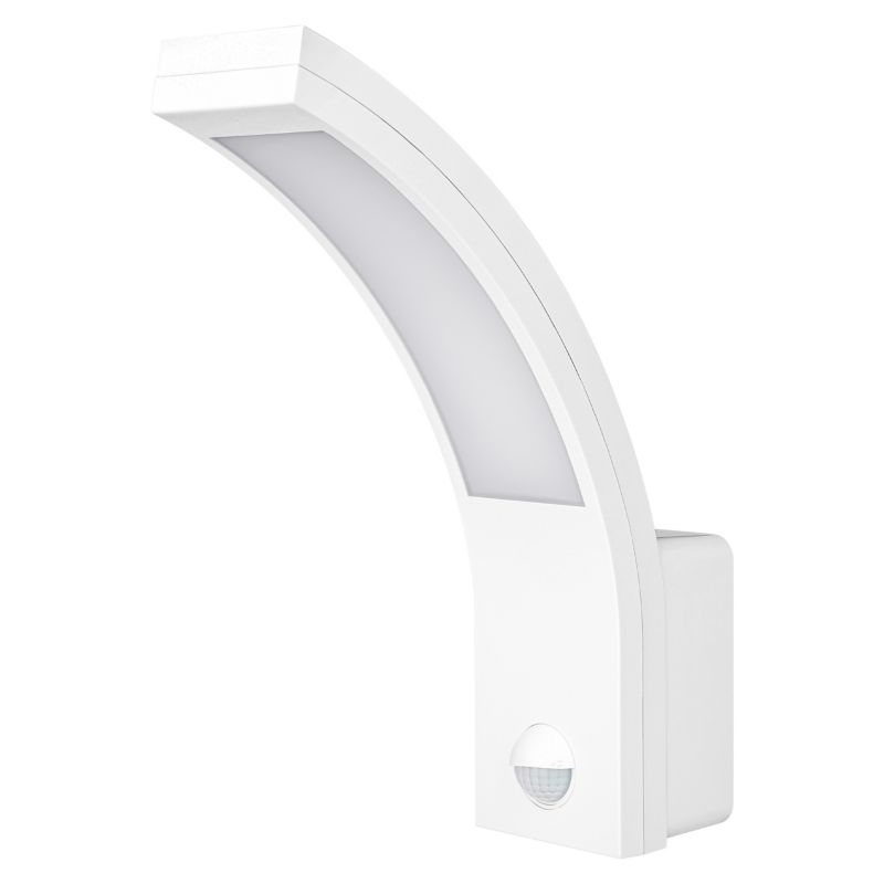Kinkiet elewacyjny zewnętrzny LED MasterLED Diron 10W IP54 4000K czujnik ruchu PIR lampa biała 1 szt.