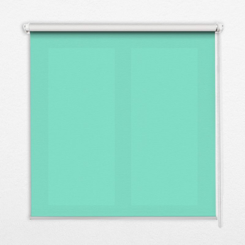 Roleta Wzorzysta Tulup 100x140 cm Turkusowy Montaż do ściany/sufitu 1 szt.