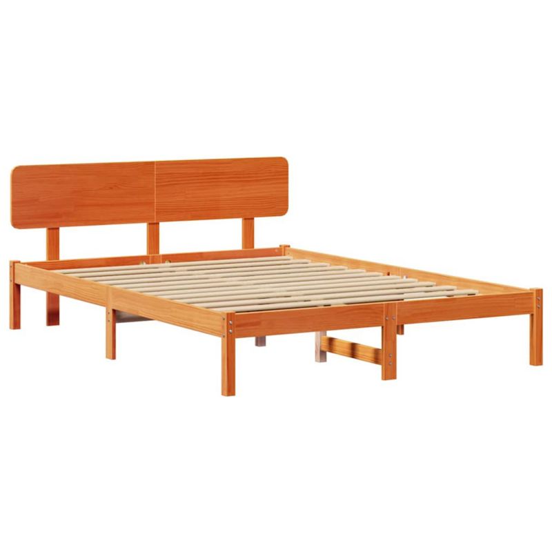 Rama łóżka WaszeMeble 160x200 cm Woskowy brąz sosna WM-872100 1 szt.