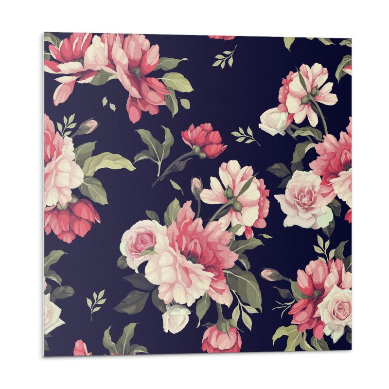 Kafelki samoprzylepne Wallfluent 30x30 cm Florystyczny wzór 9 szt.