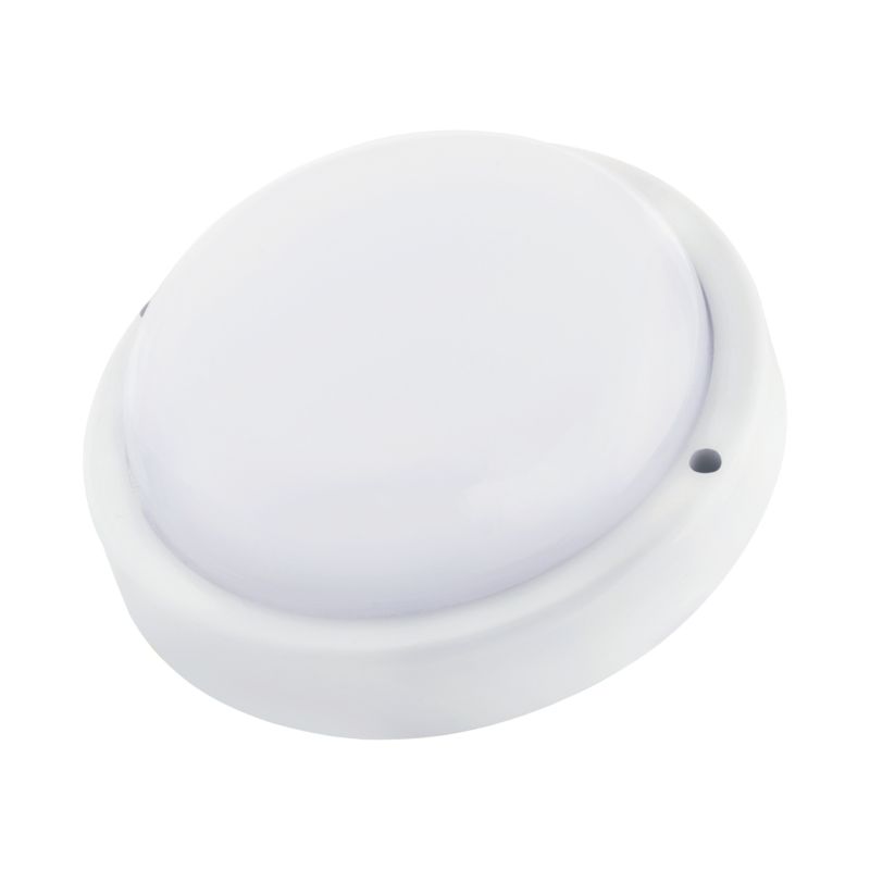 Plafon LED MasterLED Maks 18W fi21cm IP54 4000K neutralna biel z czujnikiem ruchu biały 1 szt.