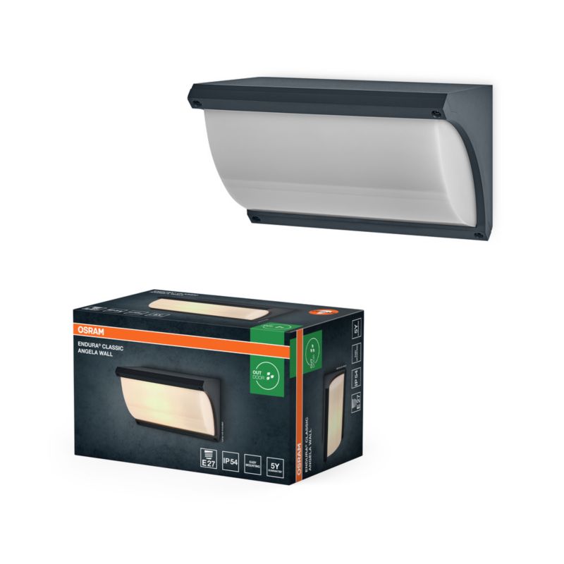 Kinkiet Ogrodowy Endura Osram Lampa Elewacyjna E27 IP54 1 szt.