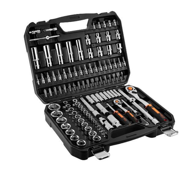 Zestaw kluczy NEO TOOLS 1/2 cala i 1/4 cala 110 szt.