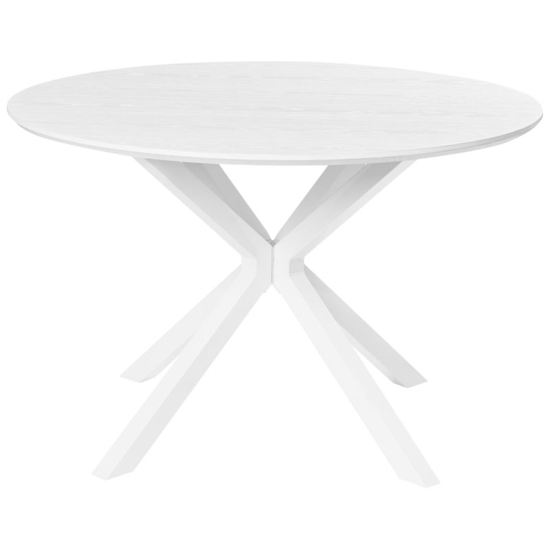 Stół do jadalni Fitzroy Biały 120 cm 120 cm 1 szt.