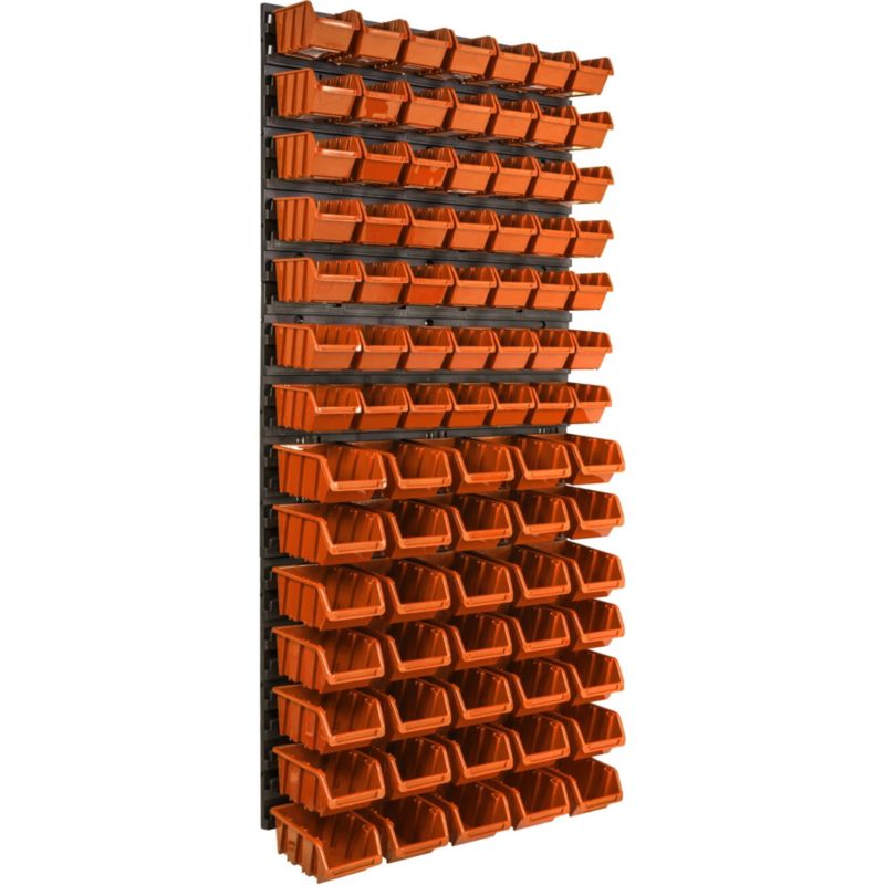 Tablica narzędziowa botle 58 x 117 cm ścianka warsztat 81 kuwet garaż uchwyty haki 1 szt