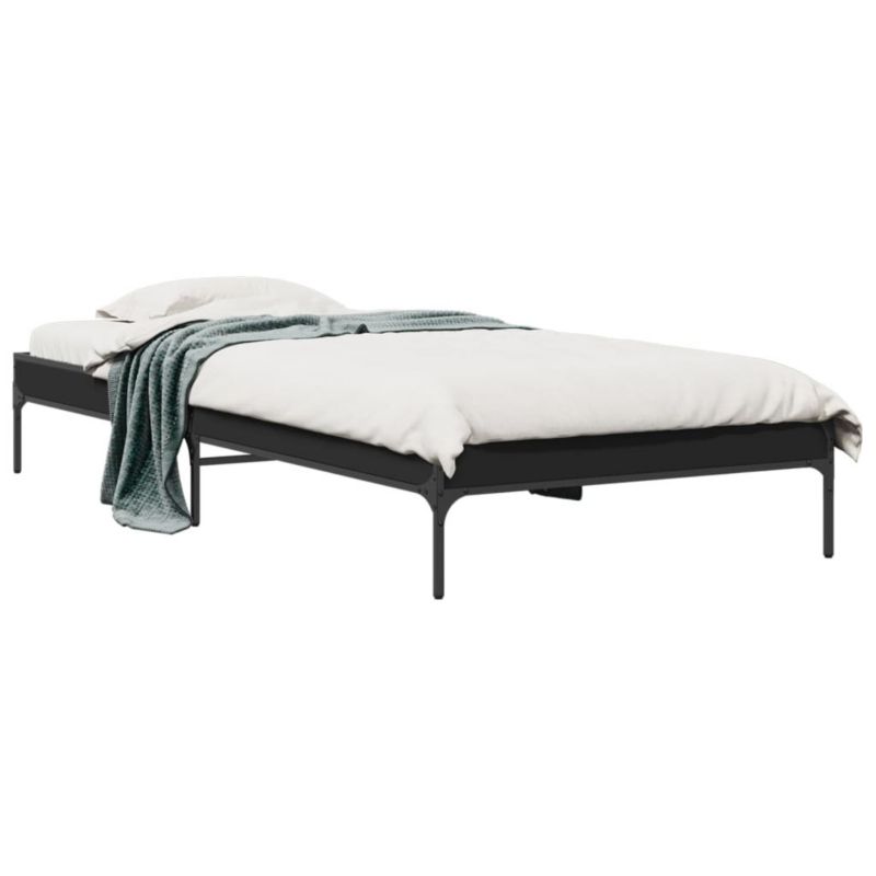 Łóżko metalowe WaszeMeble 100x200 cm czarna WM-845026 1 szt.