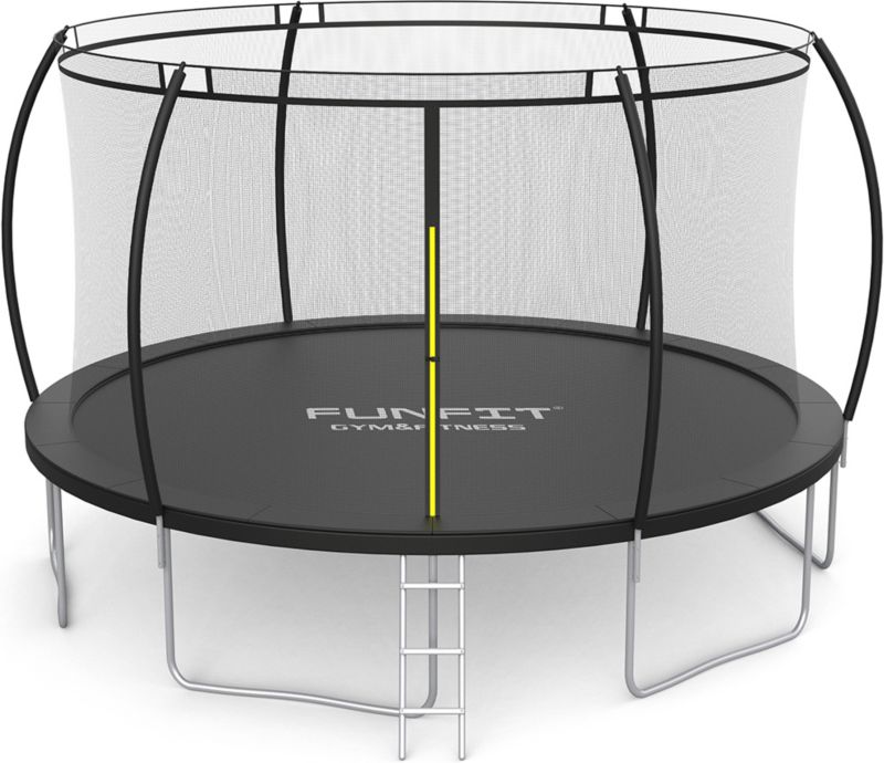Trampolina ogrodowa FUNFIT GYM&FITNESS 465 cm 15 ft z siatką wewnętrzną premium 1 szt.