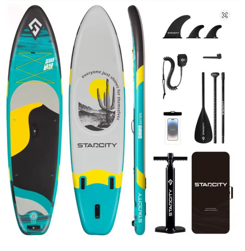 Sup COIL deska pompowana do pływania paddle stand up zestaw 335cm turkus 1szt.