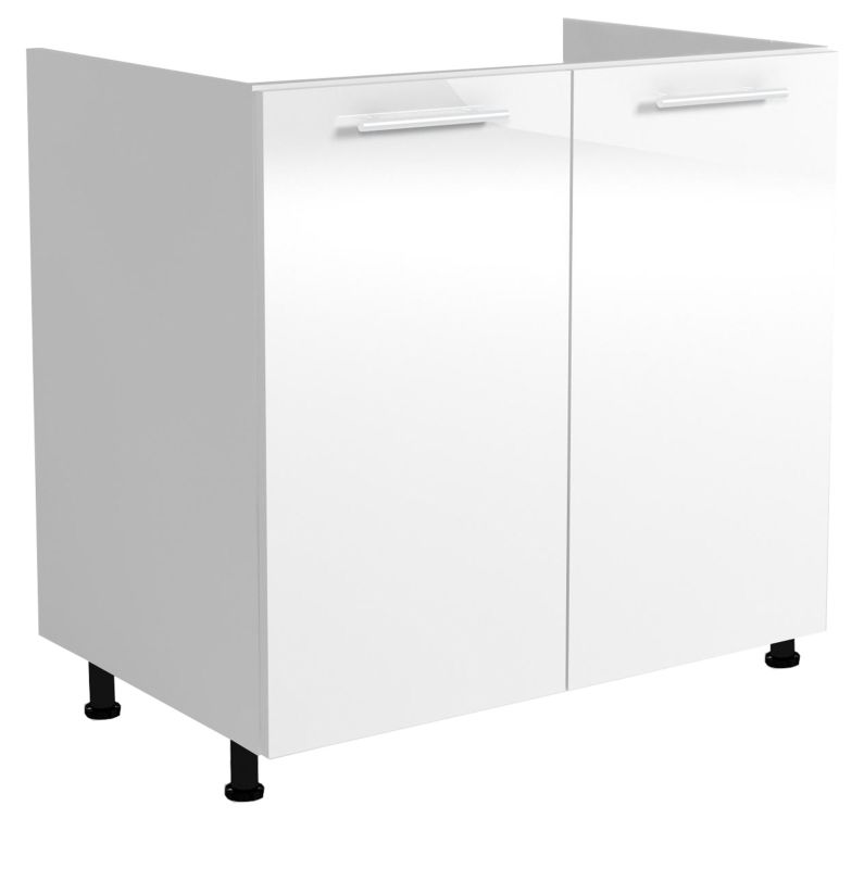 Szafka Halmar pod zlew 80 VENTO DK-80/82 biały połysk 1 szt