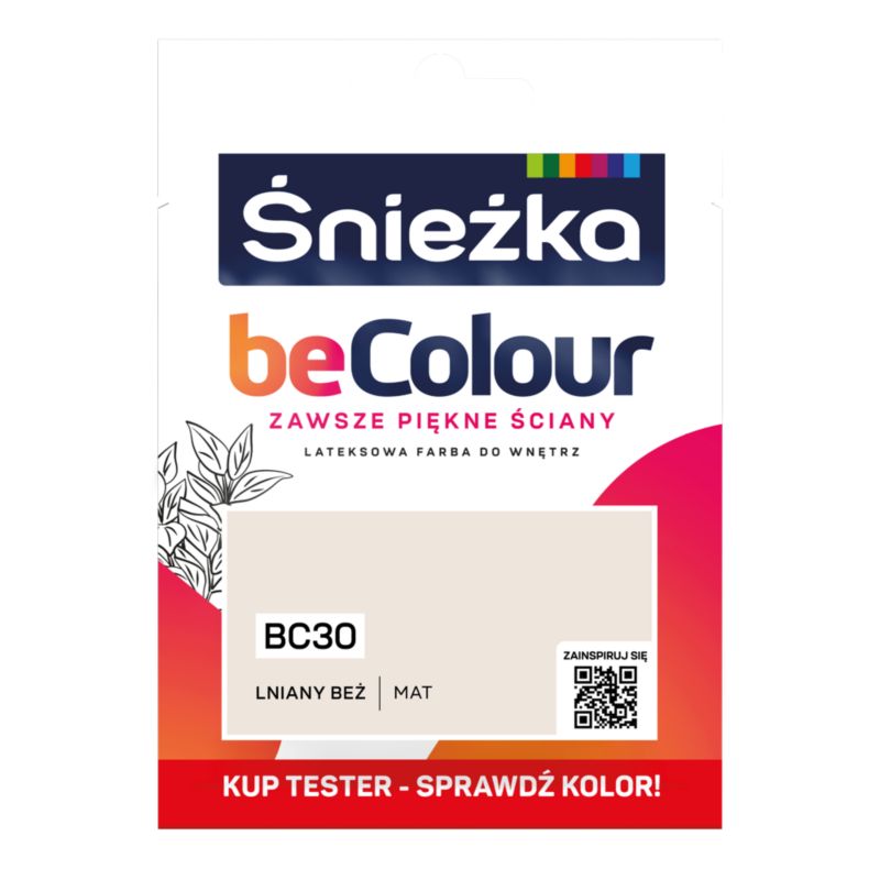 Tester farby Śnieżka Becolour lniany beż 25 ml