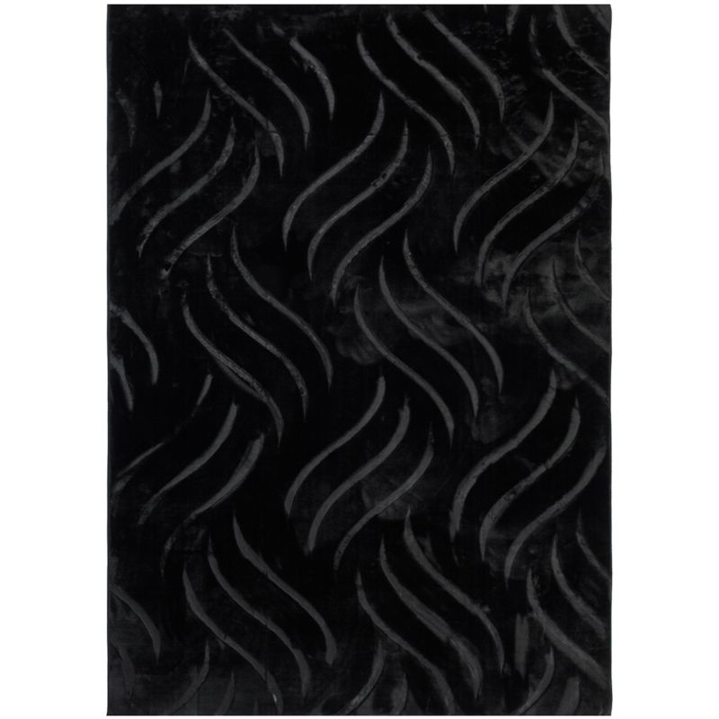 Dywan 160x220 cm Glamour Fala e-floor czarny 1 szt