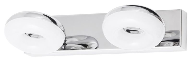 Kinkiet ścienny Rabalux Beata chromowany biały do łazienki LED 10W 4000K 930lm IP44 wym: 5,5 x 25 x 15 cm - 1 szt.