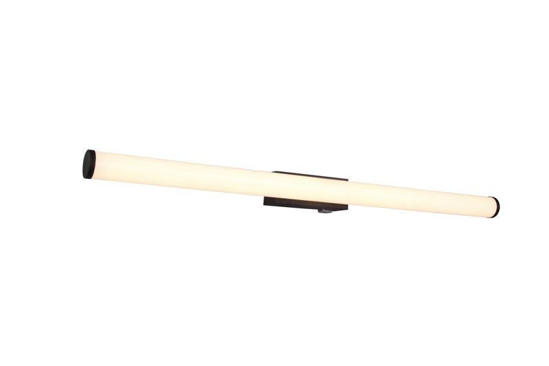 Kinkiet ścienny Trio Mattimo czarno-biały do łazienki LED 8W 3000K 880lm IP44 wym: 5,5 x 80,4 x 80,4 cm - 1 szt.