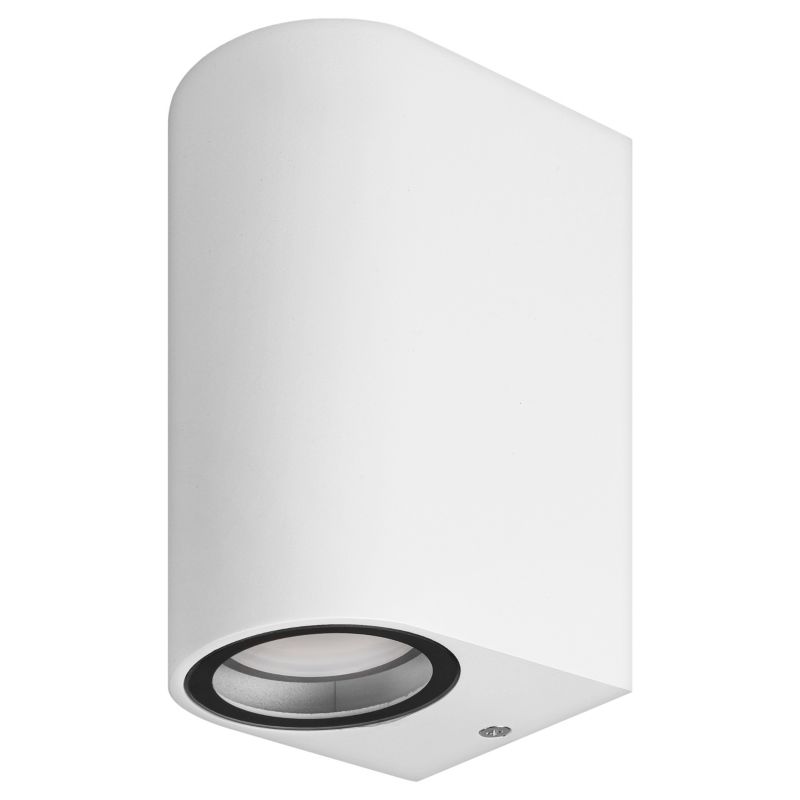 Kinkiet lampa elewacyjna GU10 LED MasterLED Luna Duo GU10 IP44 podwójna zewnętrzna biała 1 szt.