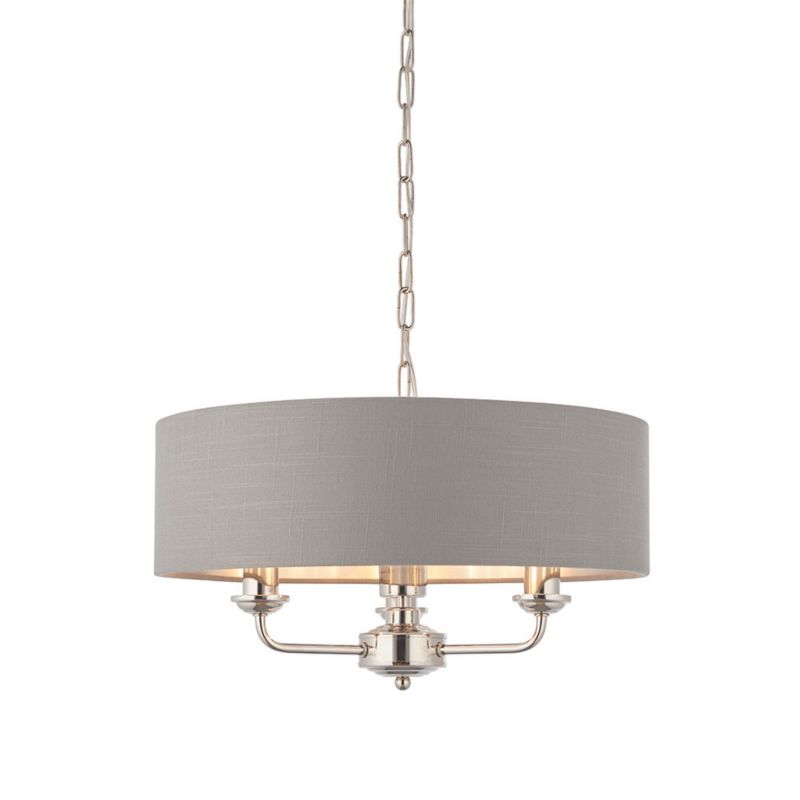 Lampa wisząca Endon HIGHCLERE niklowa 3xE14x15W IP20 wym:142x45x45cm -1 szt.