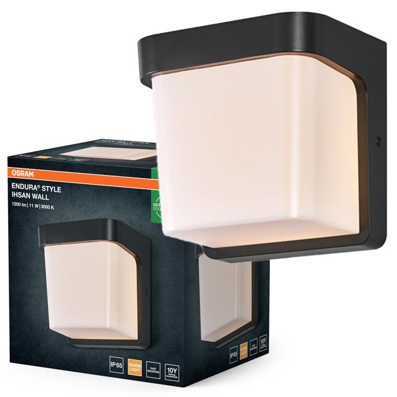 Kinkiet Ogrodowy Endura Osram Lampa LED 11W 550lm 3000K Szary IP65 1 szt.
