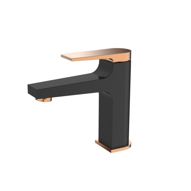 Bateria Umywalkowa Invena AVANGARDA, Black/Gold Rose - 1 szt.