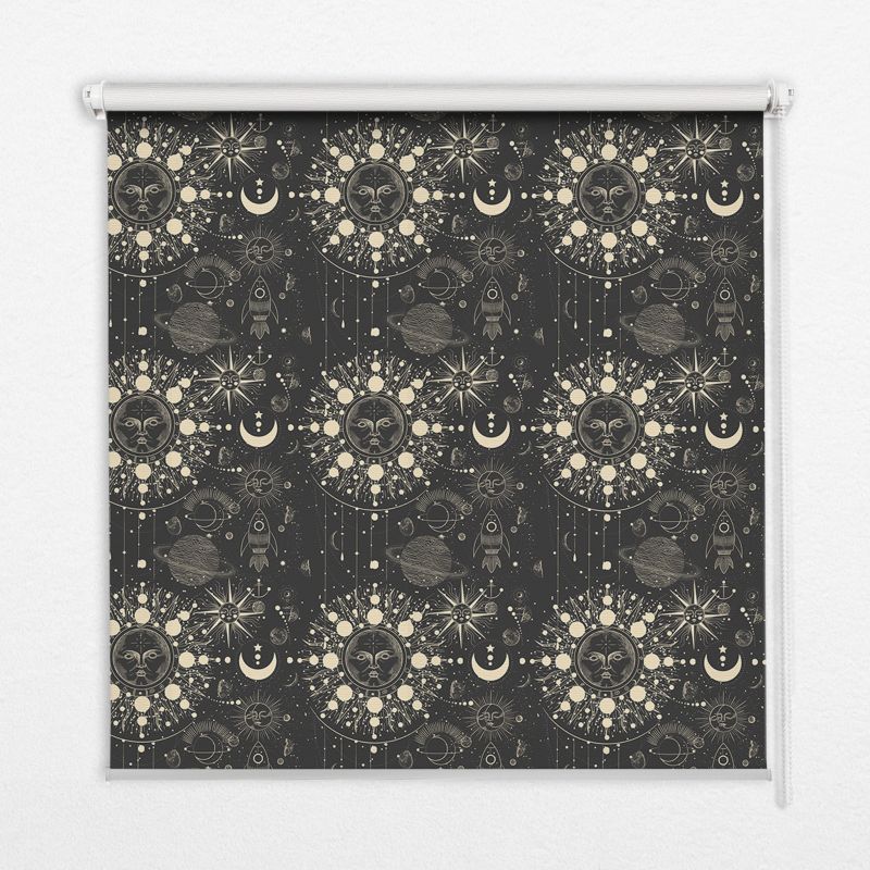 Roleta Przepuszczające Światło Tulup 120x140 cm Kosmos Montaż do ściany/sufitu 1 szt.