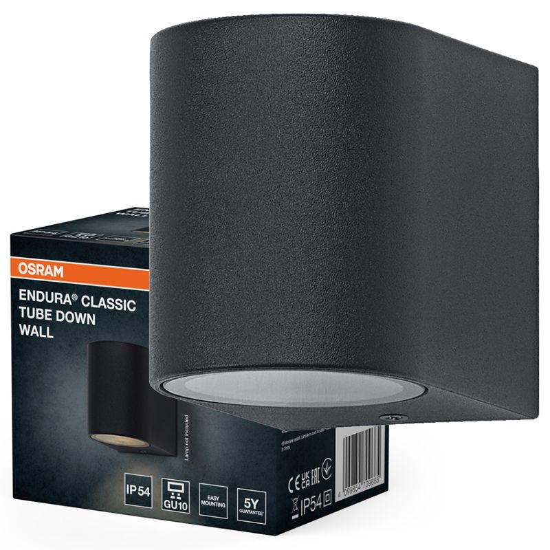 Kinkiet Ogrodowy Endura Osram Lampa Elewacyjna Szara IP54 1 szt.