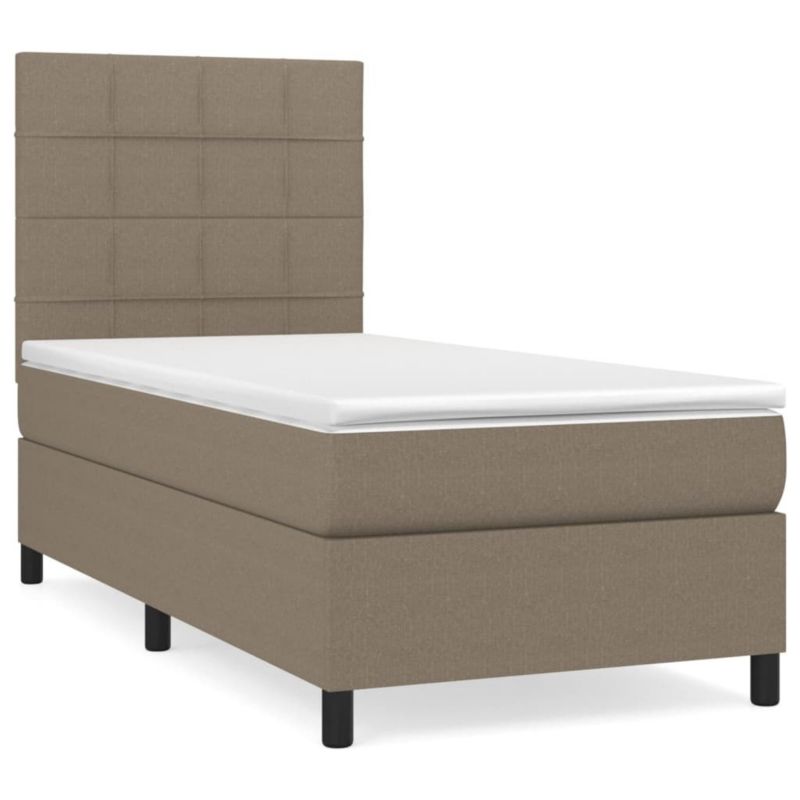 Łóżko kontynentalne WaszeMeble 90x190 Brązowe WM-3141741 1 szt.