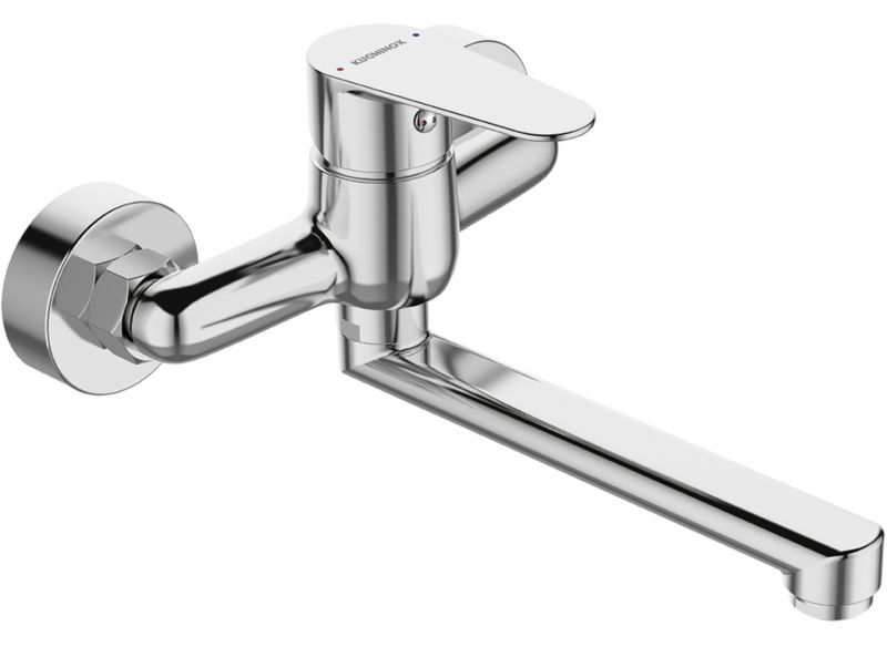 Bateria umywalkowa Kuchinox Fresno ścienna chrom 1 szt.