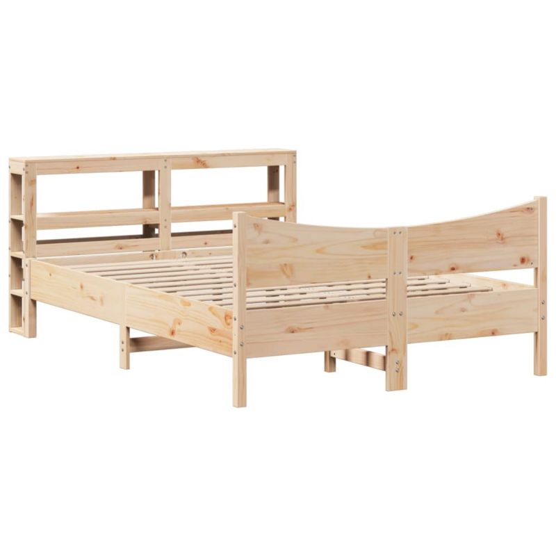 Rama łóżka WaszeMeble 160x200 cm Brązowy sosna WM-3306297 1 szt.