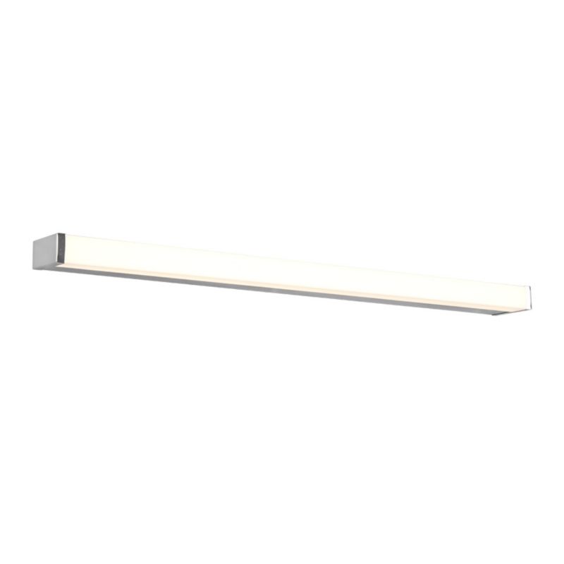 Kinkiet ścienny Trio Fabio chromowany biały do łazienki LED 12W 3000K 1400lm IP44 wym: 3,8 x 80 x 80 cm - 1 szt.