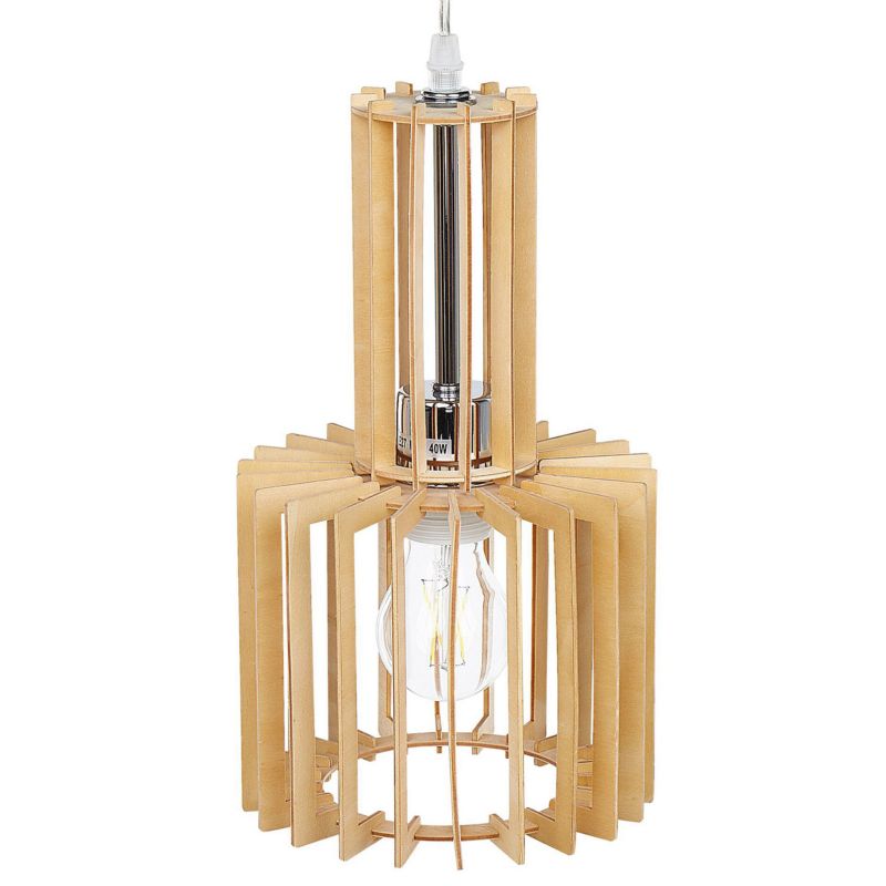 Lampa wisząca Niari Jasnobrązowy 1 szt.
