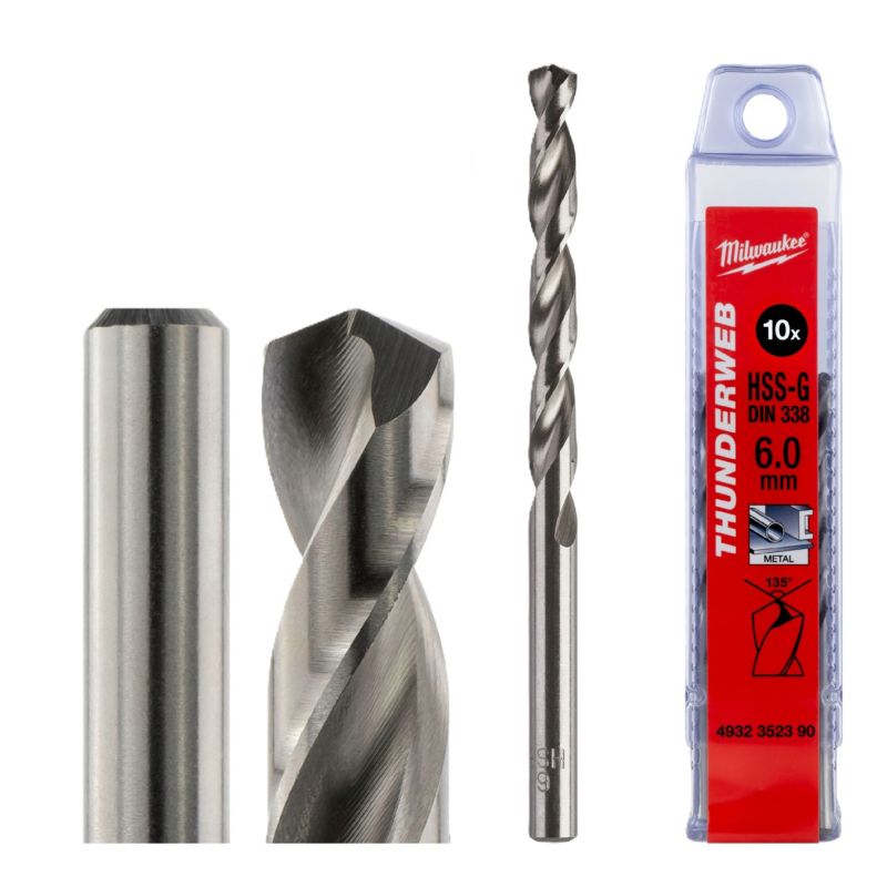 Wiertła do metalu Milwaukee HSS-G Thunderweb średnica 6,5 mm 10szt