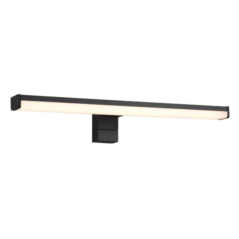 Kinkiet ścienny Trio Lino czarno-biały do łazienki LED 7W 3000K 800lm IP44 wym: 6 x 40 x 40 cm - 1 szt.