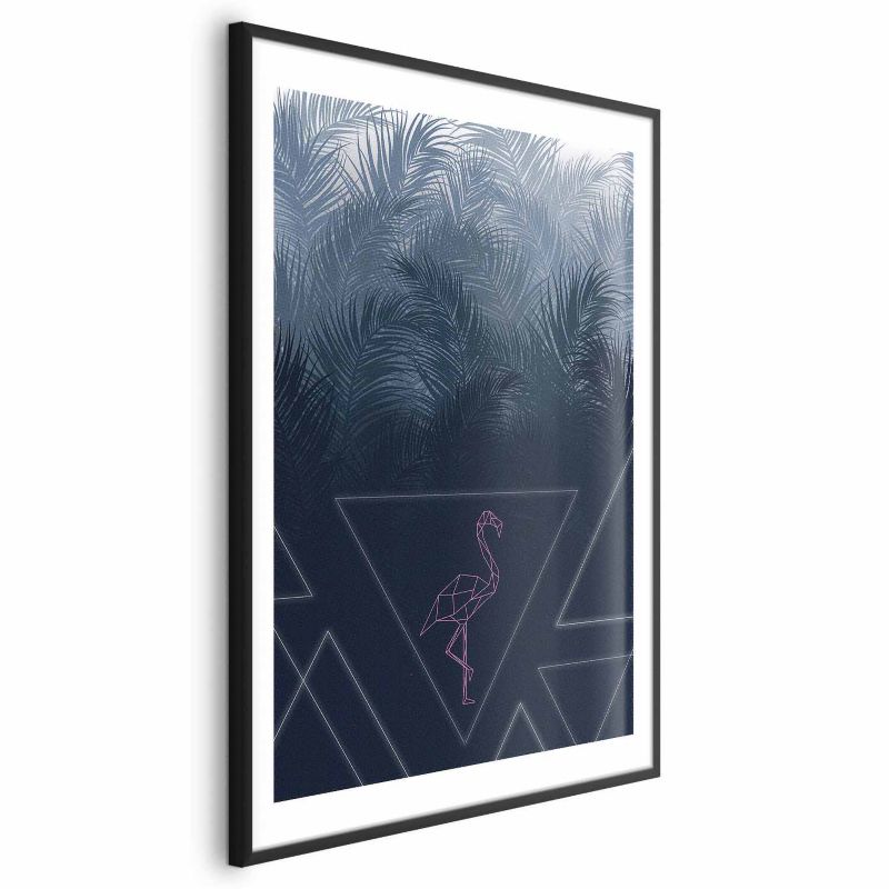 Plakat Artgeist Geometryczny ptak 21x30 cm z ramą czarną 1 szt